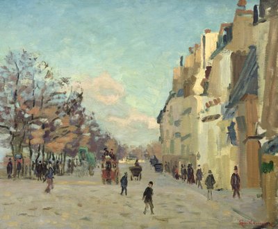 Parigi, Quai de Bercy, Effetto neve, c.1873-74 da Jean Baptiste Armand Guillaumin